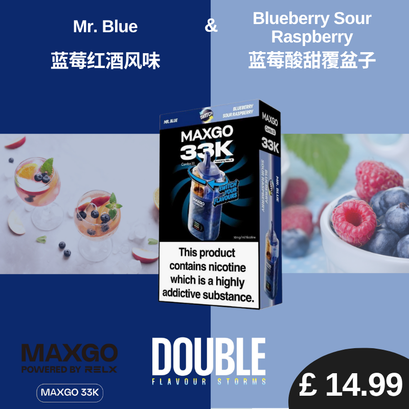 RELX MaxGO Combo 33K (Buy 1 Get 1 FREE, Discount automatically applies in check out)