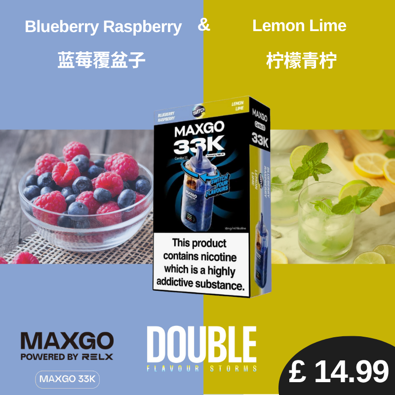 RELX MaxGO Combo 33K (Buy 1 Get 1 FREE, Discount automatically applies in check out)
