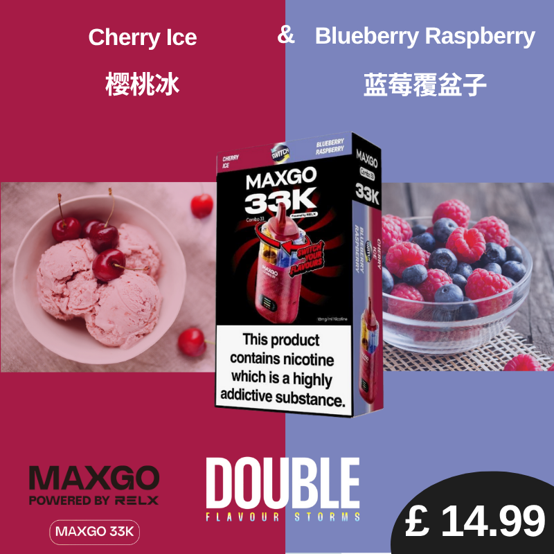 RELX MaxGO Combo 33K (Buy 1 Get 1 FREE, Discount automatically applies in check out)