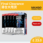 RELX MaxGO Combo 33K Final Clearance Bundle of 5