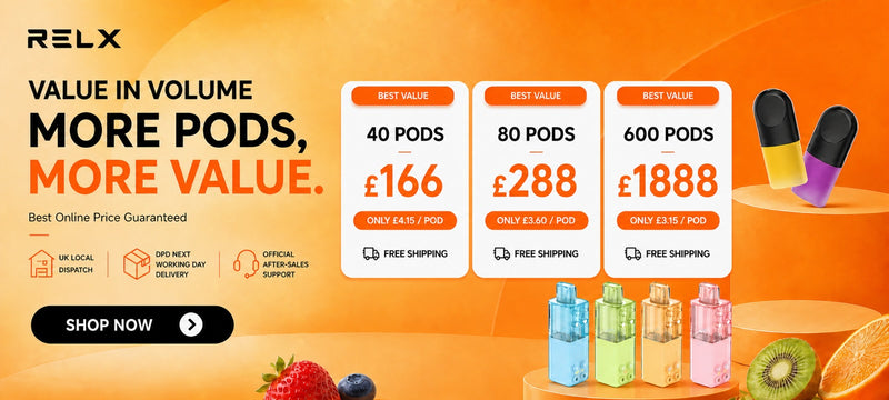 RELX UK Online Flagship | Shop Vape Pods & Disposable Vapes