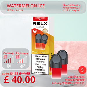 Watermelon Ice / Pack of 5 (10Pods)