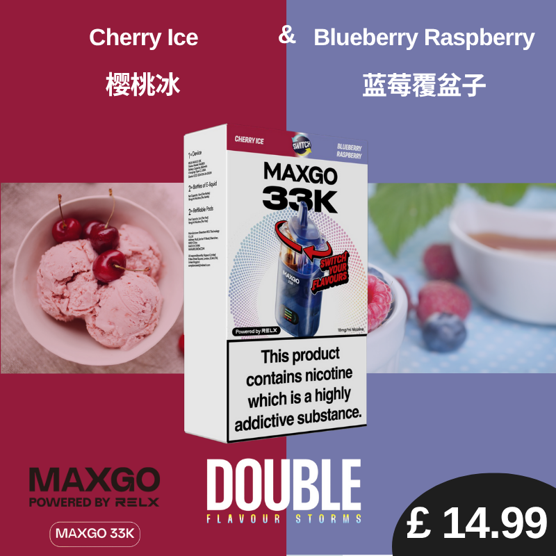 RELX MaxGO Combo 33K (Buy 1 Get 1 FREE, Discount automatically applies in check out)